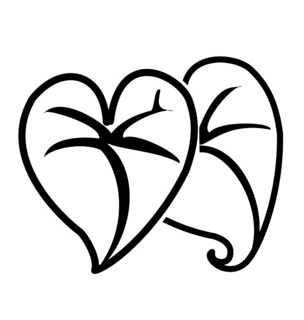 Kava leaves design