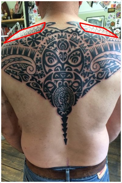 Polynesian tattoo pattern aniata
