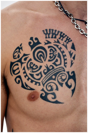 Modern Polynesian turtle tattoo Modern Polynesian turtle tattoo