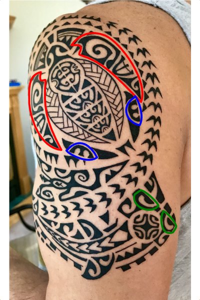 Tiki design and tiki motifs