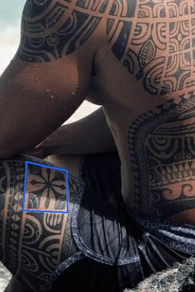 Contemporary Marquesan male tattoo